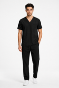 Men's Medical Scrub Set- LMS 500 Black