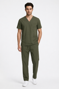Men's Medical Scrub Set- LMS 500 Olive Green