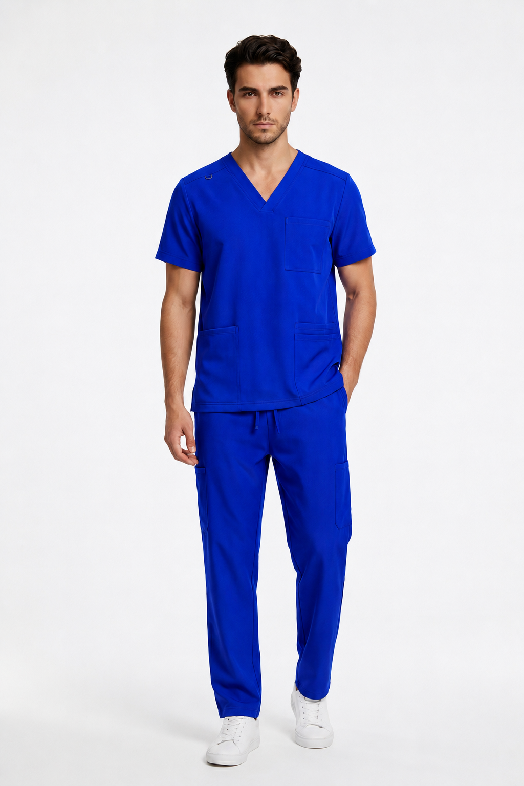 Men's Medical Scrub Set- LMS 500 Royal Blue