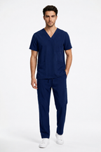 Men's Medical Scrub Set- LMS 500 Navy Blue