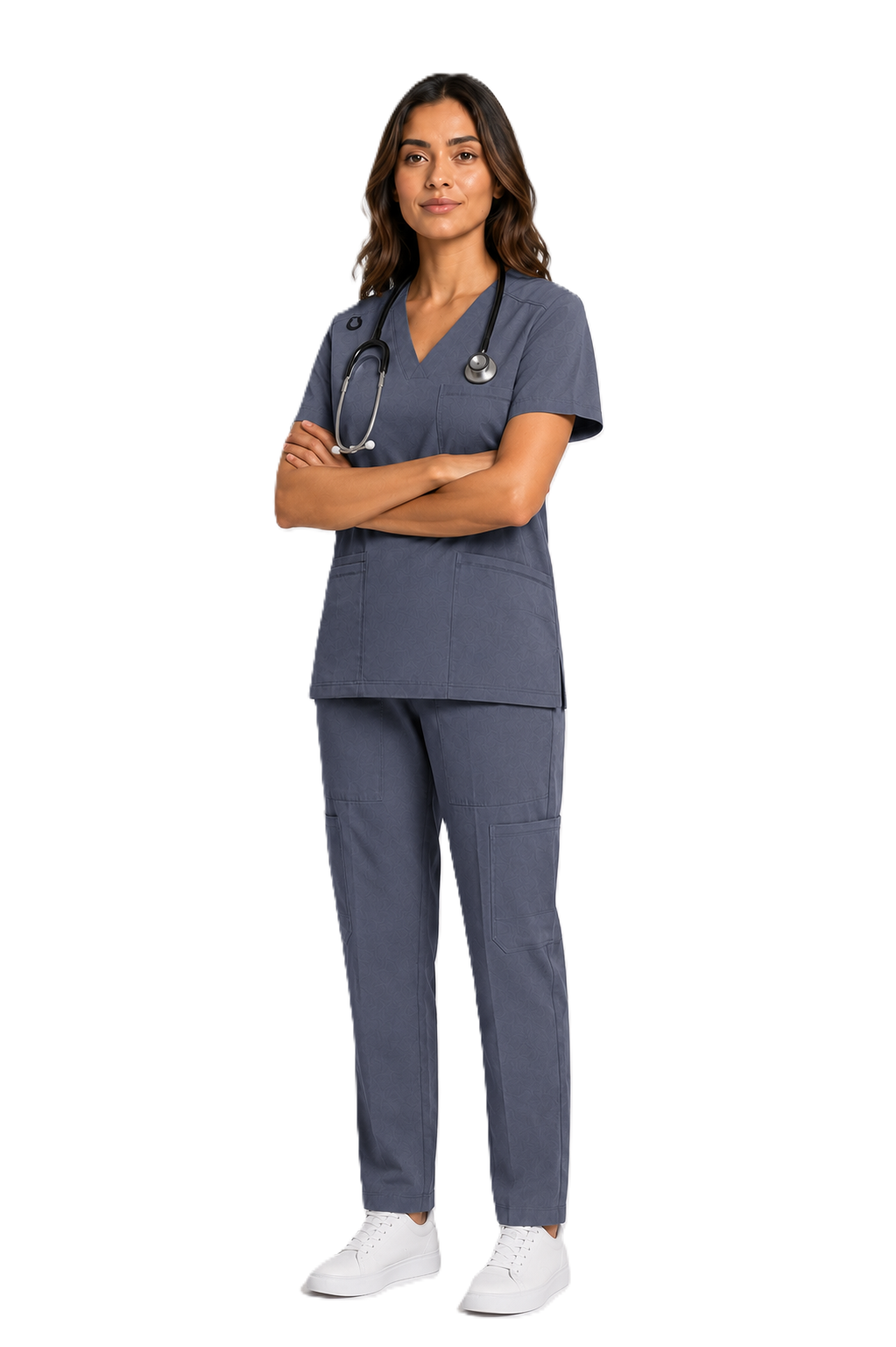 Women's Medical Scrub Set LMS 500 Grey