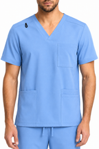 Men's Medical Scrub Set- LMS 500 Barely Blue