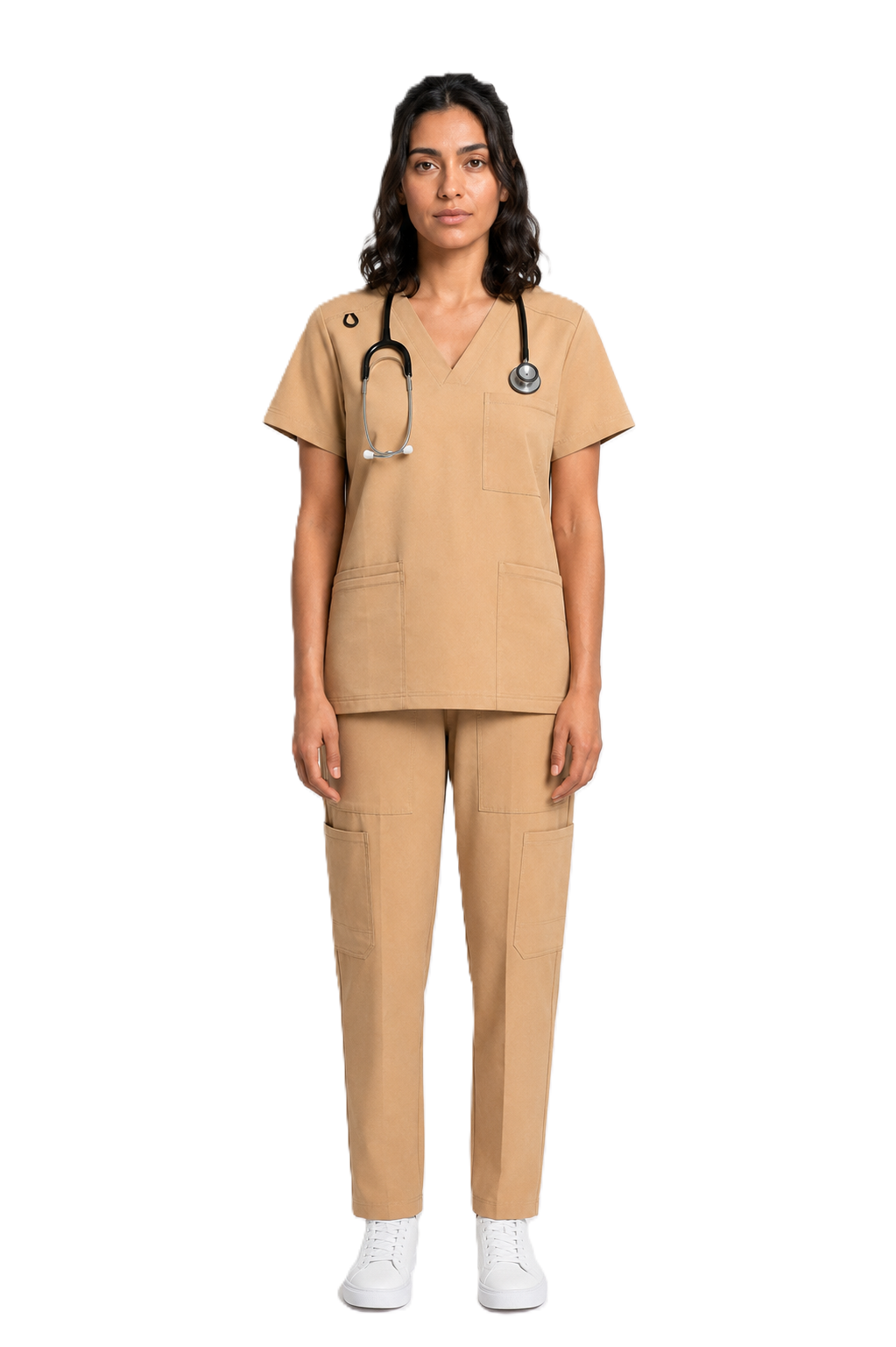 Women's Medical Scrub Set LMS 500 Beige
