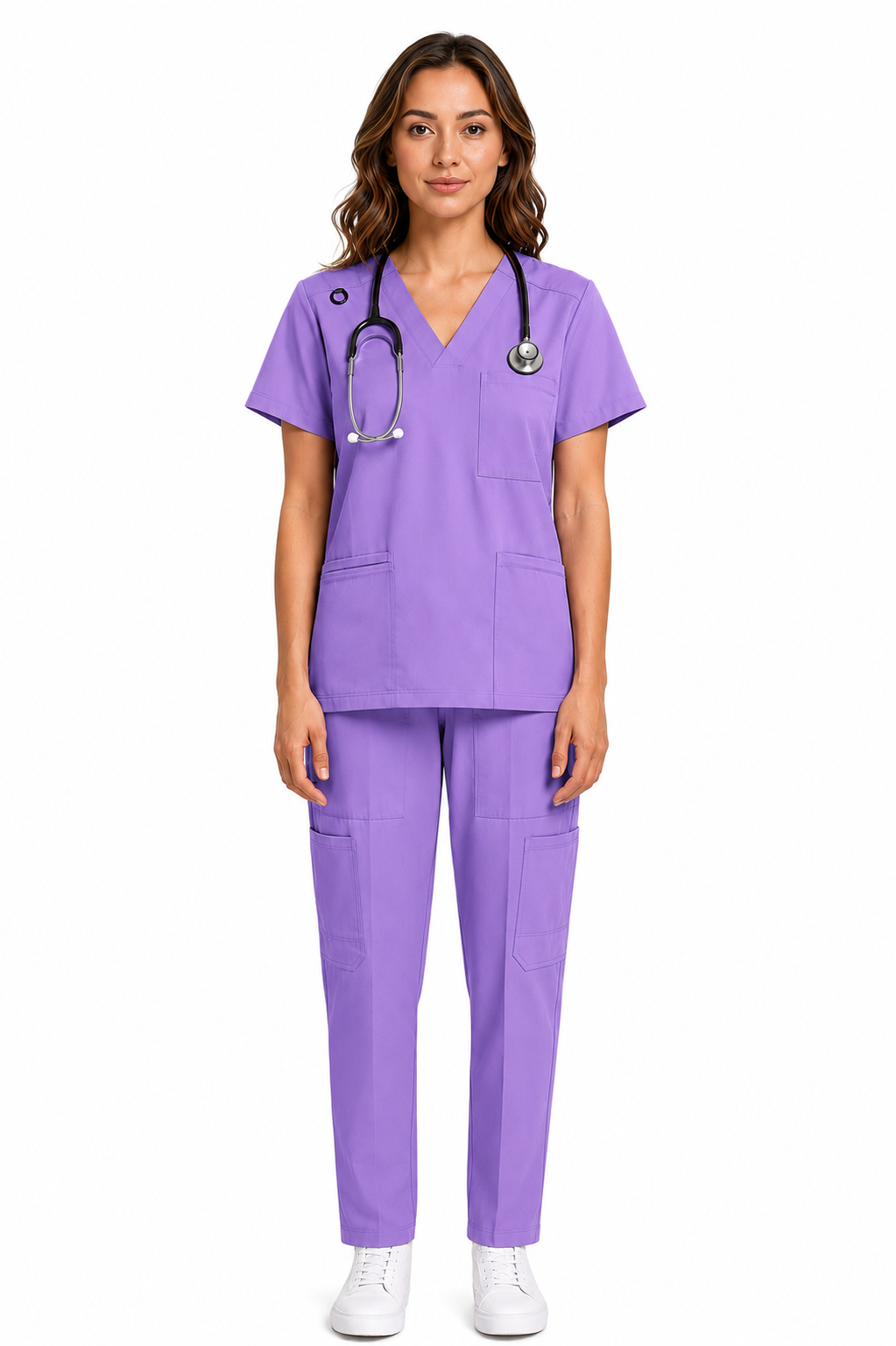 Women's Medical Scrub Set LMS 500 Lavender