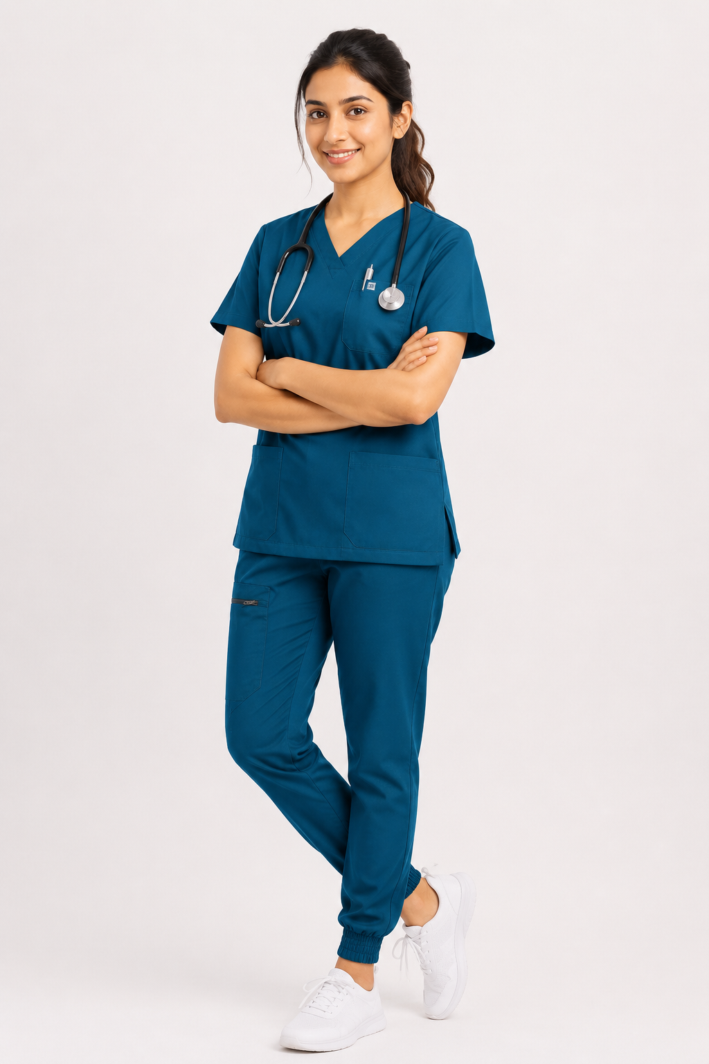 Uniforms World Women's Medical Scrub Set -Caribbean blue