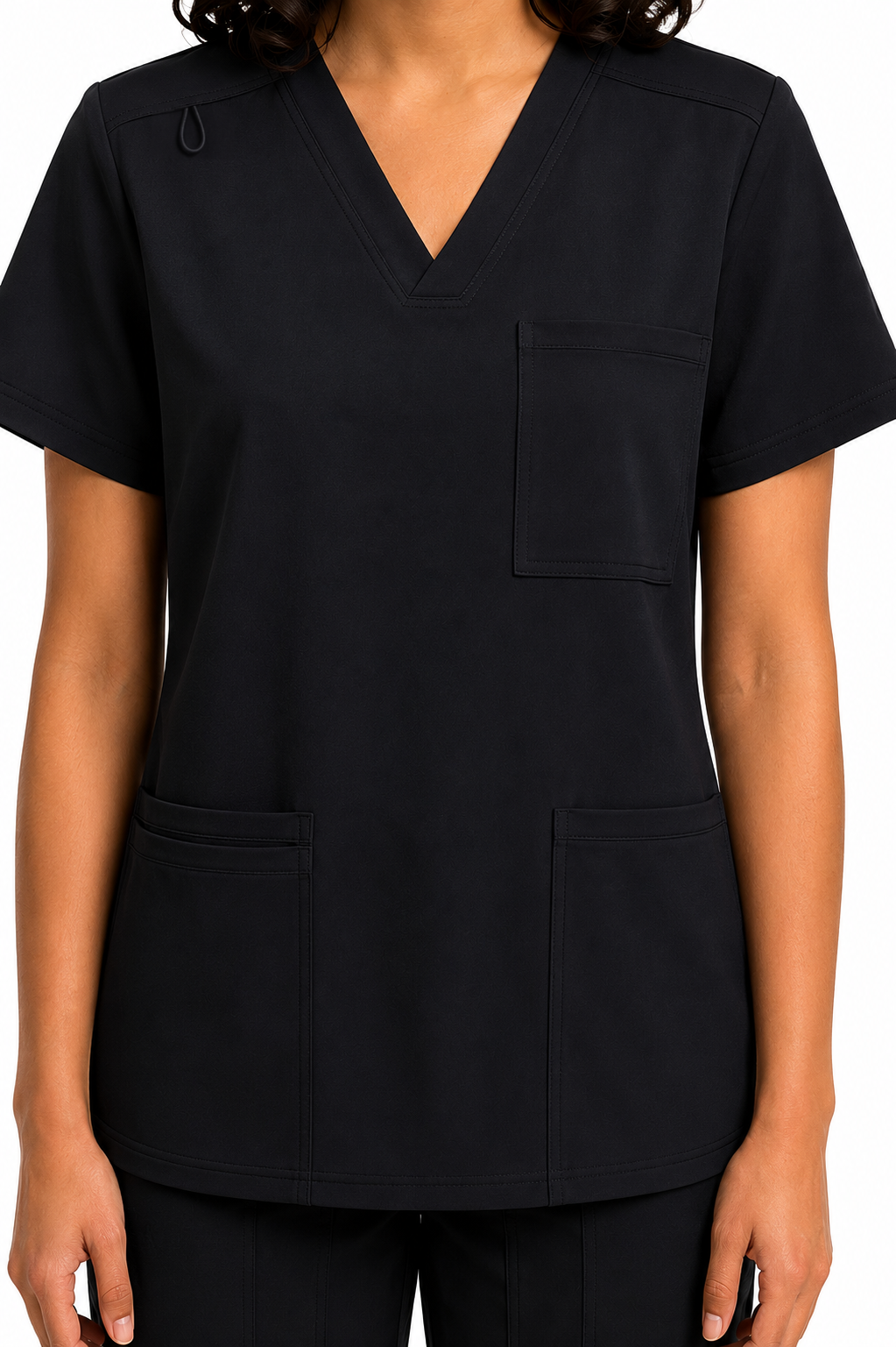 Women's Medical Scrub Set LMS 500 Black
