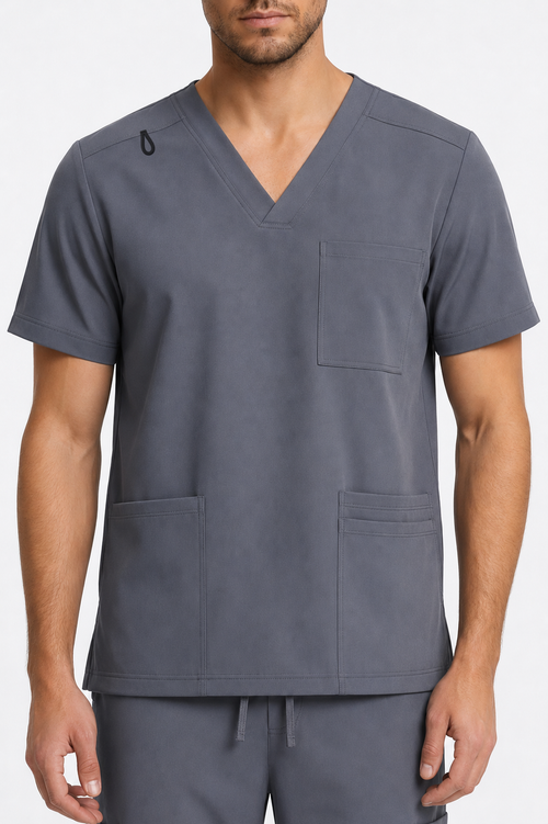 Men's Medical Scrub Set- LMS 500 Grey