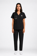 Women's Medical Scrub Set LMS 500 Black