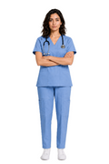 Women's Medical Scrub Set LMS 500 Barely Blue