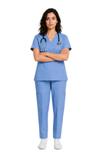 Women's Medical Scrub Set LMS 500 Barely Blue