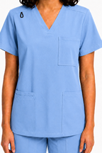 Women's Medical Scrub Set LMS 500 Barely Blue