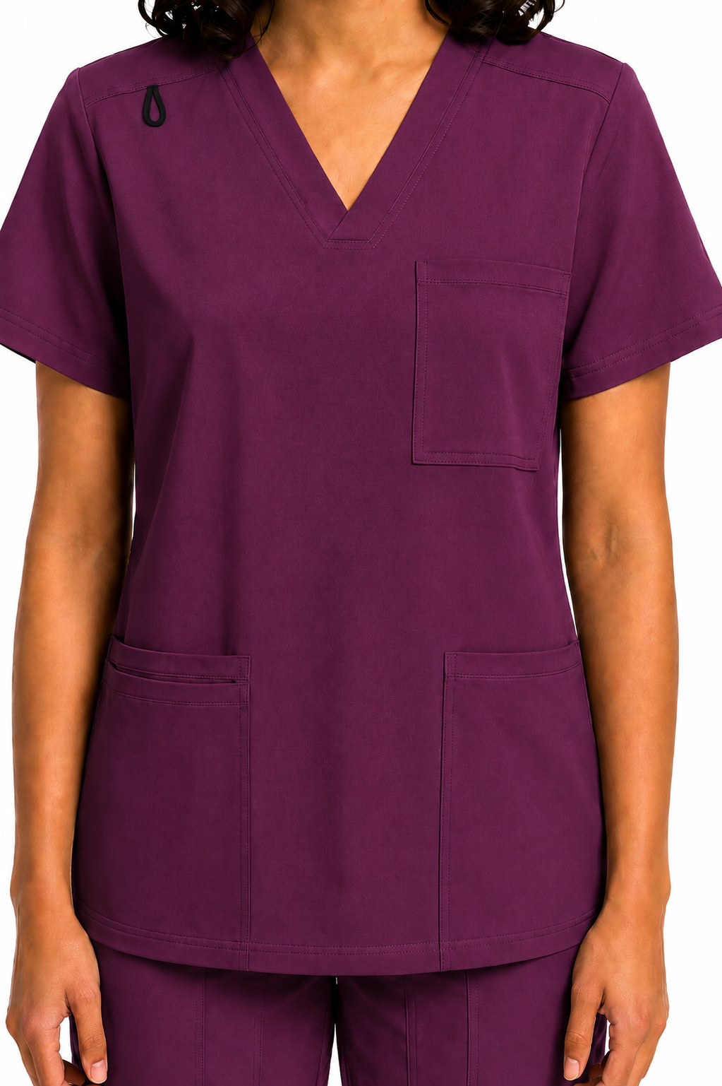 Women's Medical Scrub Set LMS 500 Burgundy