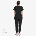 Uniforms World Women's Medical Scrub Set -Black