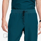 Uniforms World Men's Medical Scrub Set- Caribbean Blue