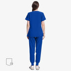 Uniforms World Women's Medical Scrub Set -Royal Blue