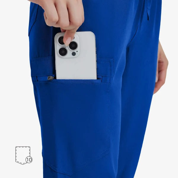 Uniforms World Women's Medical Scrub Set -Royal Blue