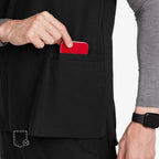 Uniforms World Men's Medical Scrub Set- Black