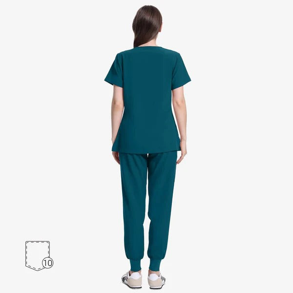 Uniforms World Women's Medical Scrub Set -Caribbean blue