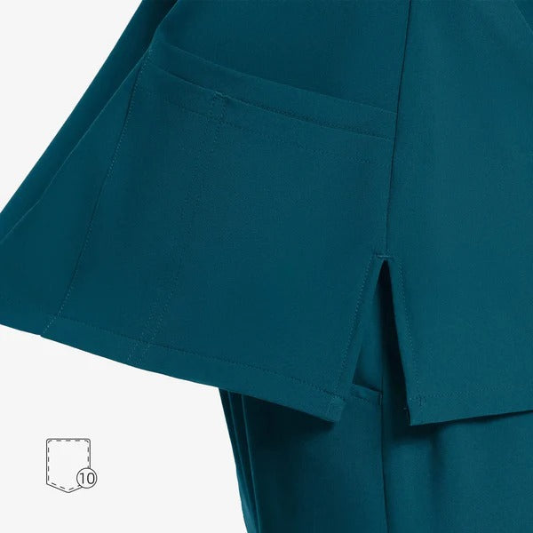 Uniforms World Women's Medical Scrub Set -Caribbean blue