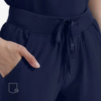 Uniforms World Women's Medical Scrub Set -Navy Blue