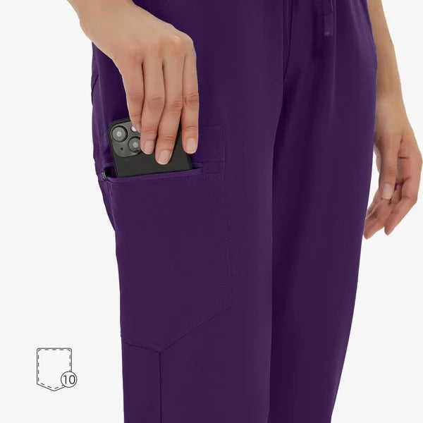 Uniforms World Women's Medical Scrub Set - Purple
