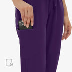 Uniforms World Women's Medical Scrub Set - Purple
