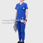 Uniforms World Women's Medical Scrub Set - Purple