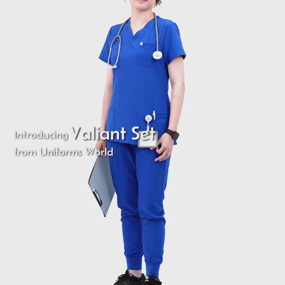 Uniforms World Women's Medical Scrub Set - Purple