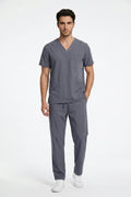 Men's Medical Scrub Set- LMS 500 Grey